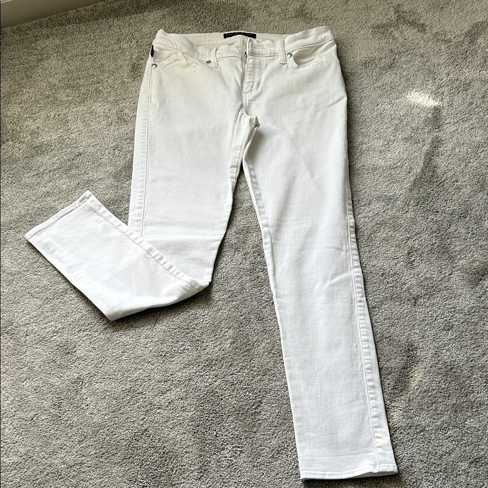Rock & Republic Women's Straight Leg White Jeans